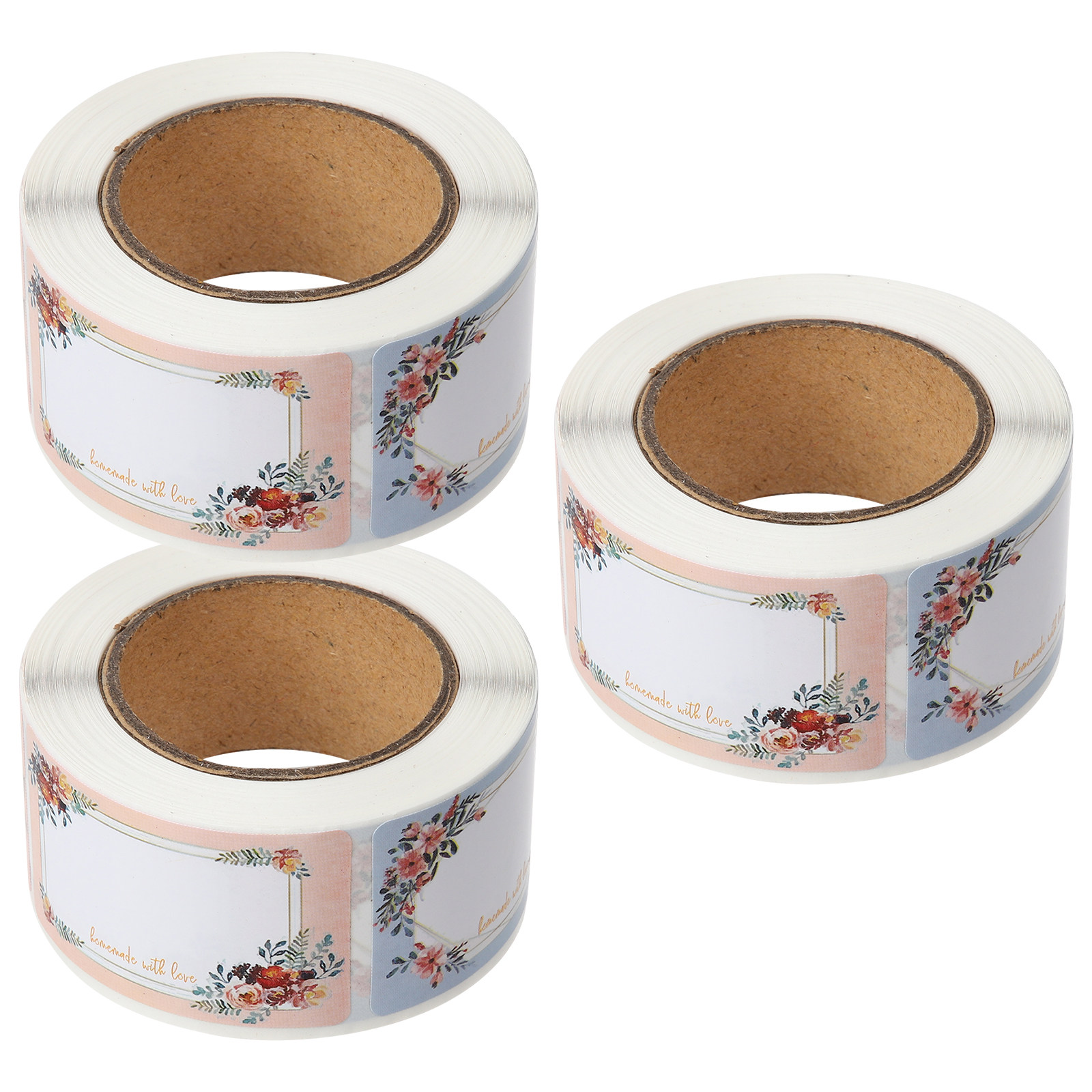 3 Rolls Blank Floral Name Labe - Food Storage Expiration Dates avis et prix