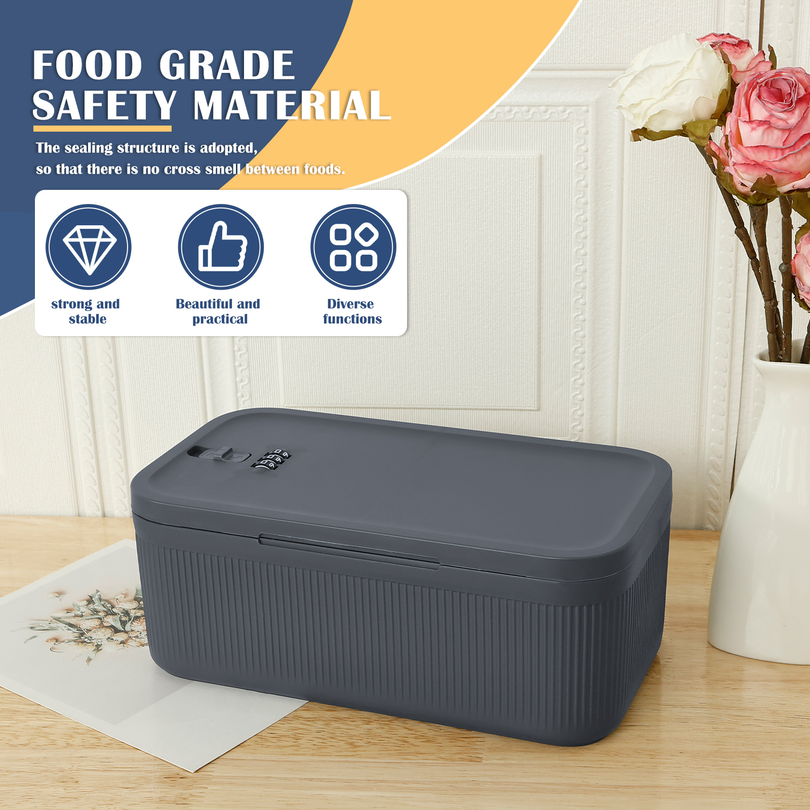 Lockable Storage Box Versatile - Food Storage Lock Box avis et prix