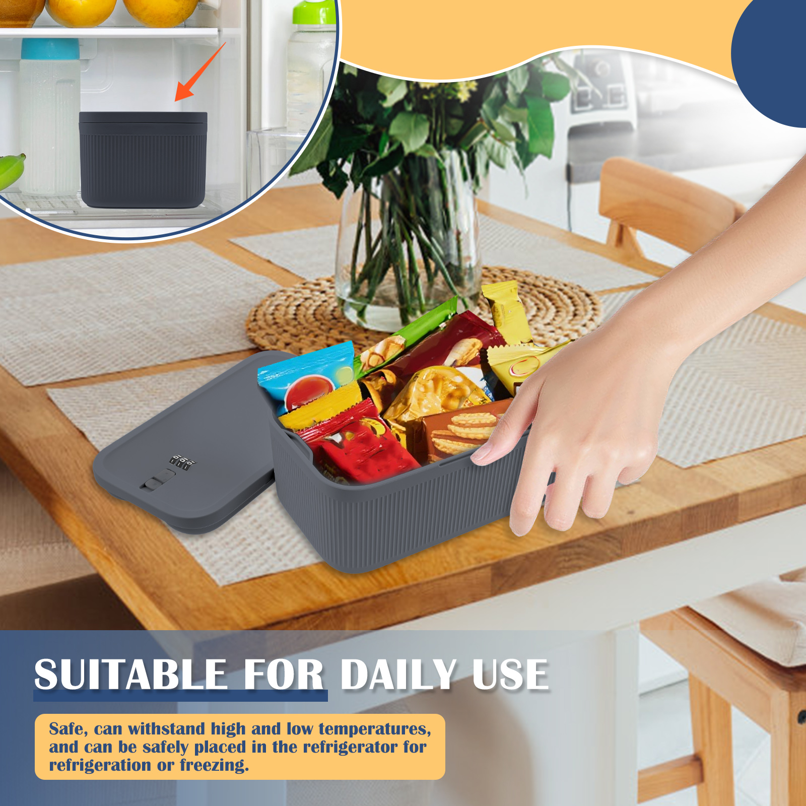 Lockable Storage Box Versatile - Food Storage Lock Box avis et prix