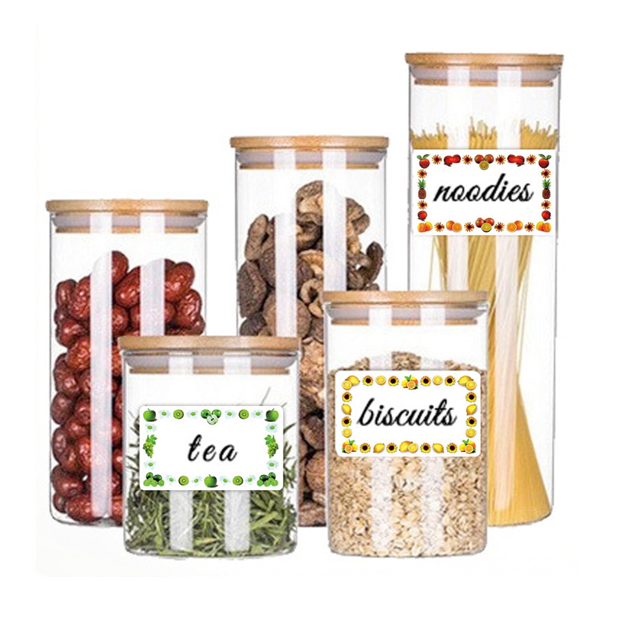 250Pcs Rectangle Canning Label - Food Storage Restaurant avis et prix