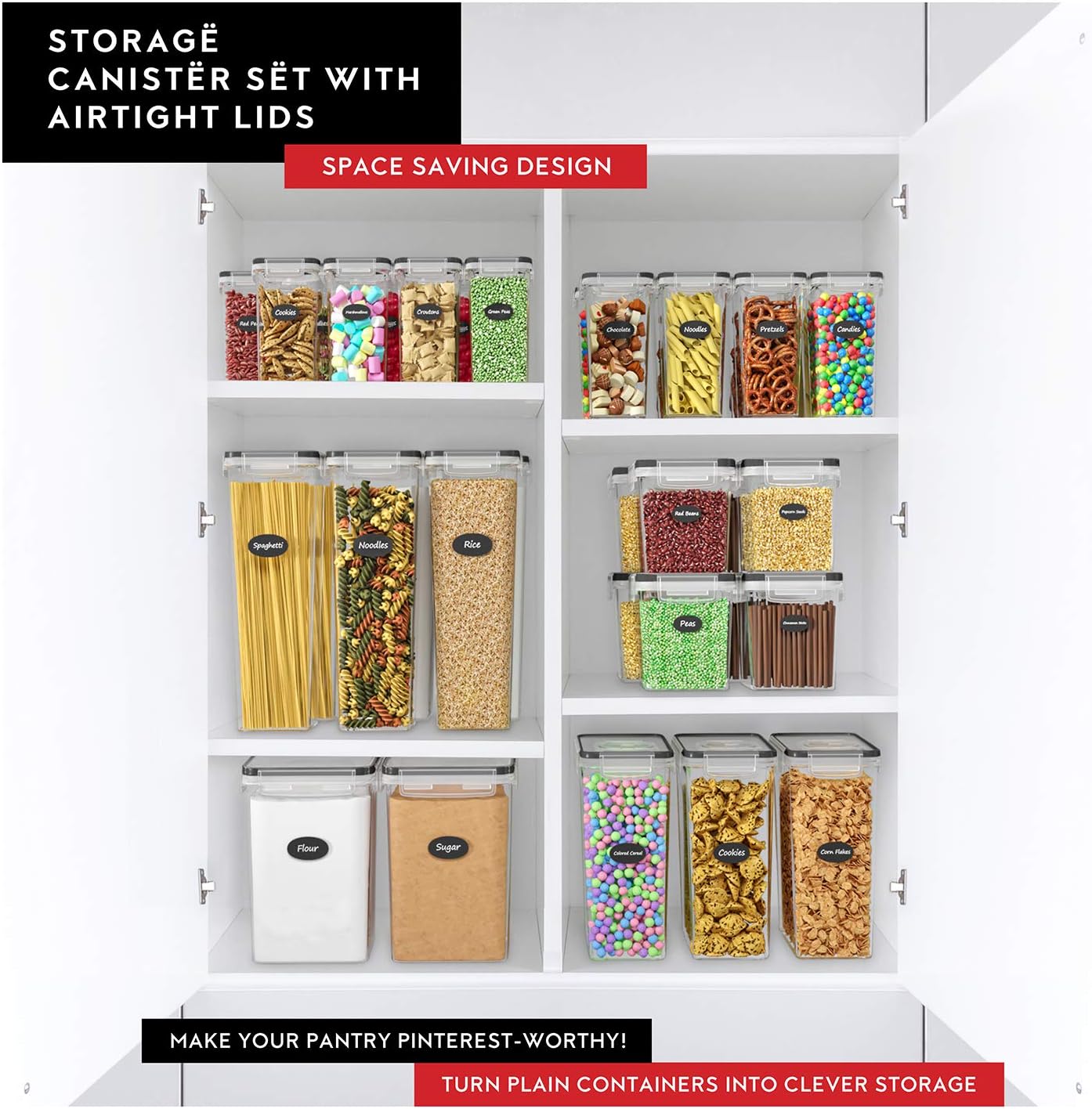 Flour Sugar Storage Containers - Food Storage In The Kitchen avis et prix