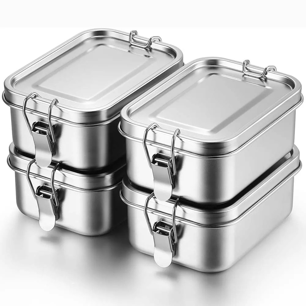 Stainless Steel Bento Box Meta - Food Storage Lock Box avis et prix